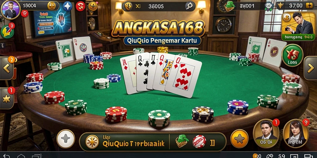 Tampilan gameplay QiuQiu yang menarik dan interaktif.