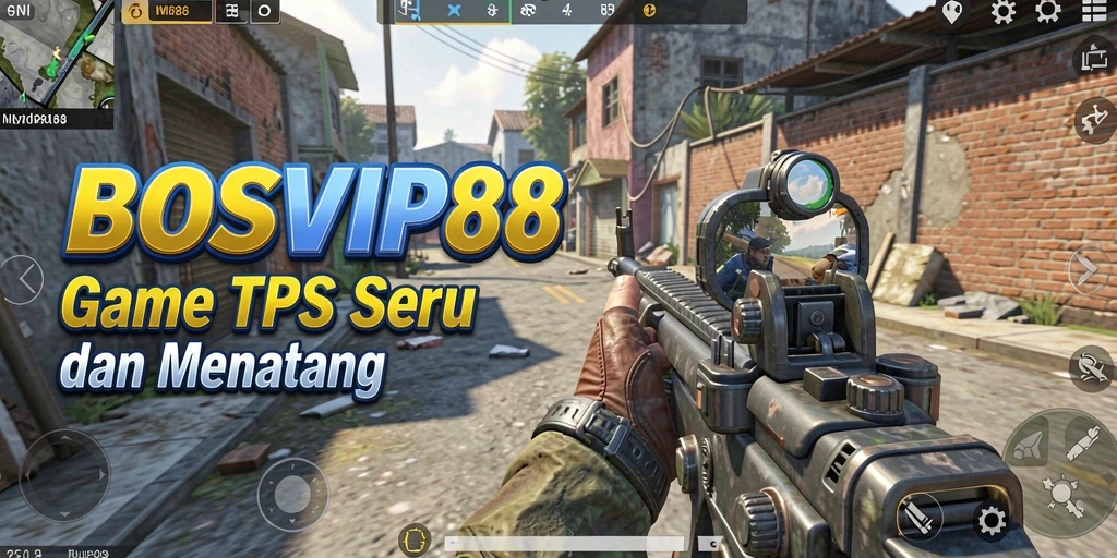 Tampilan utama gameplay BOSVIP88 yang seru dan menantang.