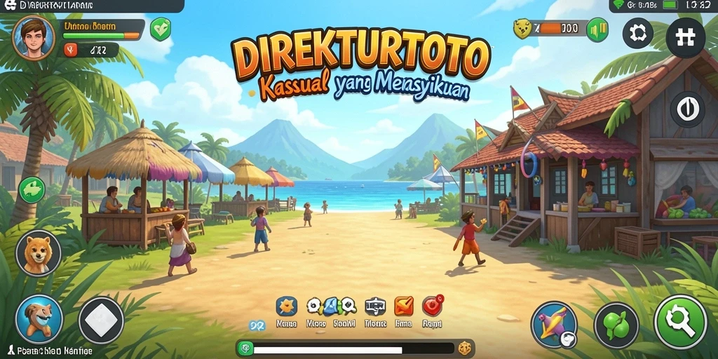 Screenshot menampilkan gameplay seru dari DIREKTURTOTO.
