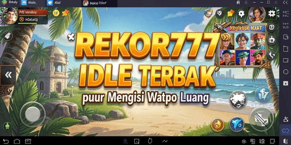 Tampilan gameplay menarik dari REKOR777 yang menunjukkan kemajuan karakter.
