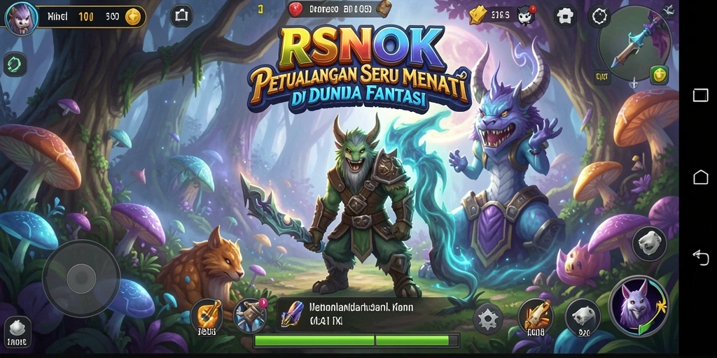 Tampilan gameplay RSNOK yang penuh petualangan dan tantangan.