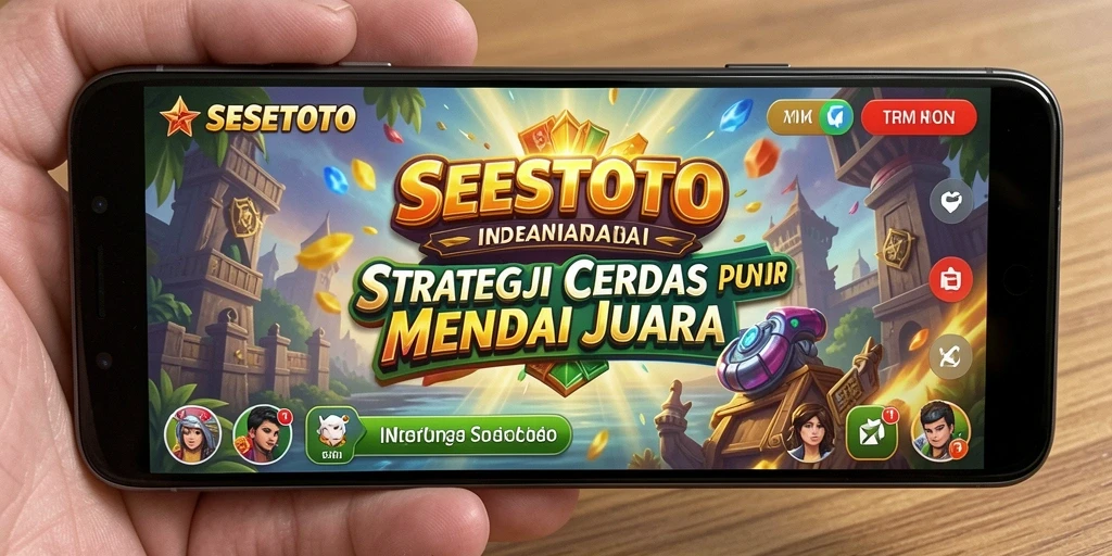 Tangkapan layar gameplay SESETOTO menunjukkan pertempuran strategi yang intens.