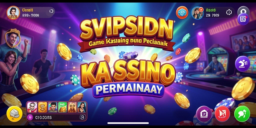 Screenshot gameplay SVIPSIDN menampilkan suasana Kasino yang mendebarkan.